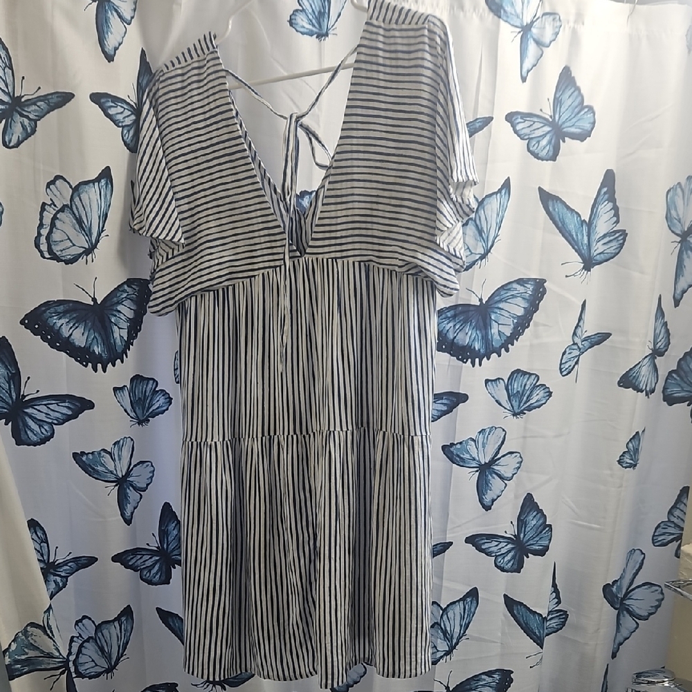 Zara Ruffle Open Back Dress